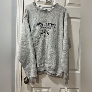 Lavallette Gray Crewneck Sweater for Men